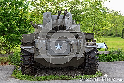 Pennsylvania Military Museum Armored Military Vehicle Editorial Stock Photo