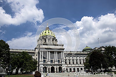 Pennsylvania State Capital building Editorial Stock Photo