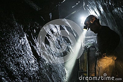 Coal mine Editorial Stock Photo