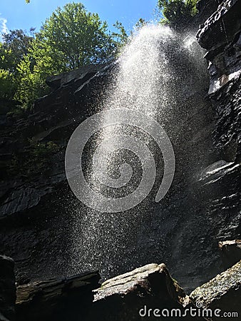 Pennsylvania Waterfall Stock Photo