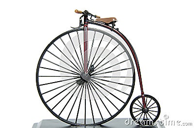 Penny Farthing Historical bicycle Stock Photo