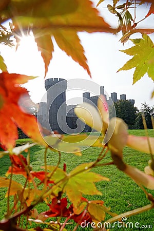 Penrhyn Castle in Wales, United Kingdom, series of Walesh castles Stock Photo