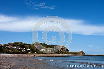 Penryhn Bay and the Little Orme Head Stock Photo