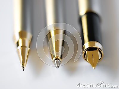 Pens Stock Photo