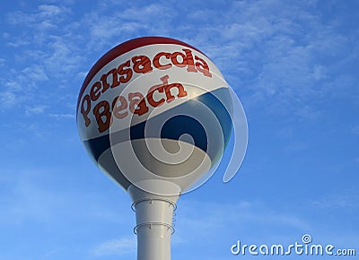 Pensacola Beach Ball Stock Photo