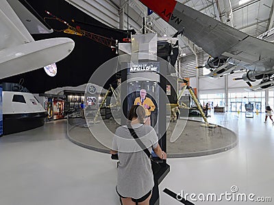 National Naval Aviation Museum in Pensacola, FL Editorial Stock Photo