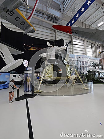 National Naval Aviation Museum in Pensacola, FL Editorial Stock Photo