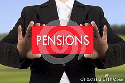 Pensions Stock Photo