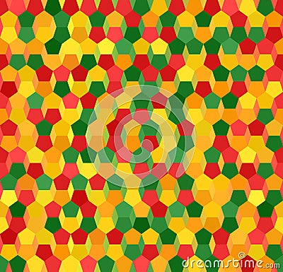 Pentagon pattern. Seamless vector Vector Illustration