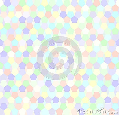 Pentagon pattern. Seamless vector Vector Illustration