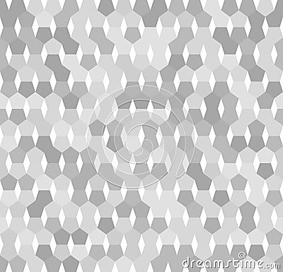 Pentagon pattern. Vector seamless geometric background Vector Illustration