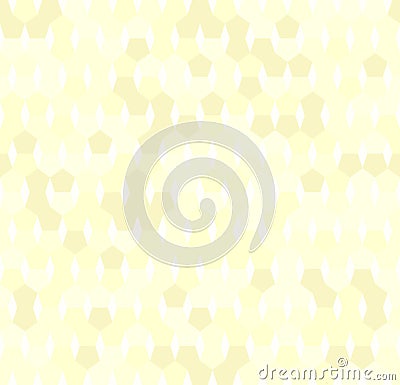 Pentagon pattern. Yellow seamless vector background Vector Illustration