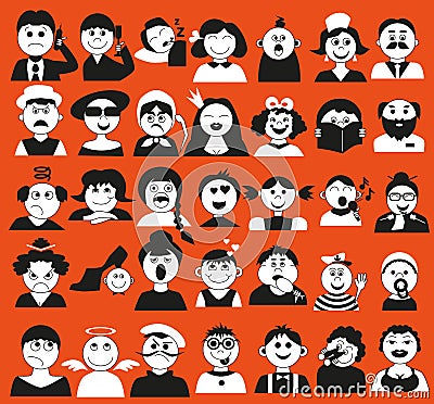 People and age Vector Illustration