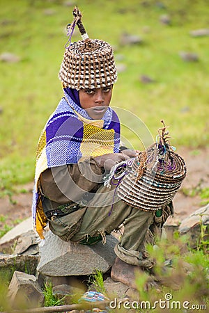 People in AKSUM, ETHIOPIA Editorial Stock Photo