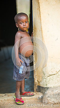 People in ANEHO, TOGO Editorial Stock Photo