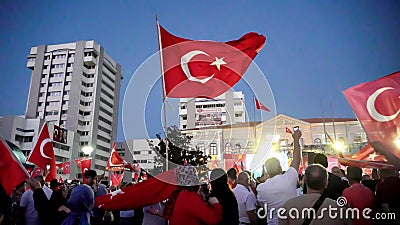People attended July 15 Democracy and National Unity Day`s events Editorial Stock Photo