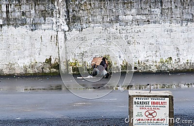 People awareness for Ebola disease are on very low level. Editorial Stock Photo