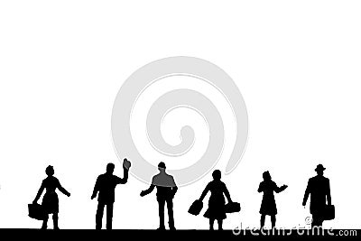 People background Stock Photo