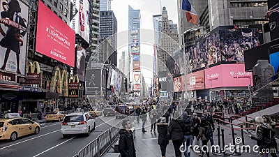 People in the big city o New York Editorial Stock Photo