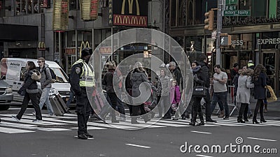 People in the big city o New York Editorial Stock Photo