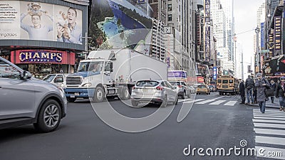 People in the big city o New York Editorial Stock Photo