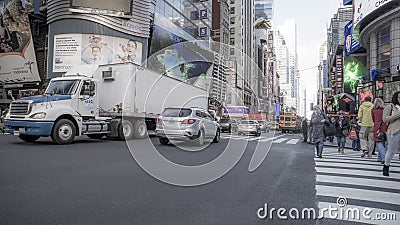 People in the big city o New York Editorial Stock Photo