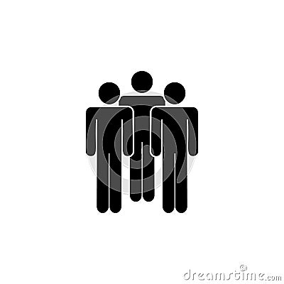 people, bodyguards icon. Element of a group of people icon. Premium quality graphic design icon. Signs and symbols collection icon Stock Photo