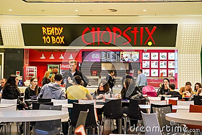 People Buying Chinese Food Editorial Stock Photo