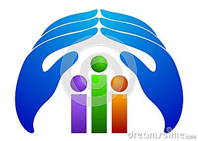 People care logo Vector Illustration