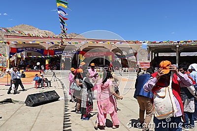 People celebrate Sindhu darshan festival Editorial Stock Photo