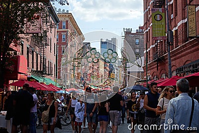 People in Chinatown, New York Editorial Stock Photo