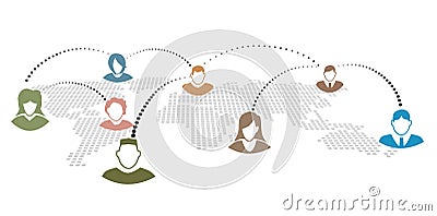 People communication Vector Illustration