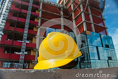 People on the construction and safety technic concept photo Stock Photo