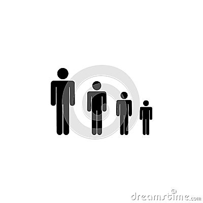 people, difference icon. Element of a group of people icon. Premium quality graphic design icon. Signs and symbols collection icon Stock Photo