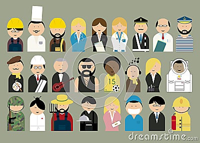 People different professions. Vector Illustration