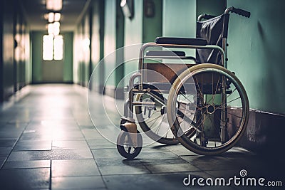 People with disabilities have other health concerns, too. Concept show them getting regular check-ups and other tests unrelated to Stock Photo