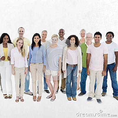 People Diversity Casual Group Ethnicity Community Concept Stock Photo