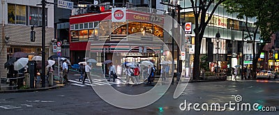 People At Dogenzakaue Street, Tokyo, Japan Editorial Stock Photo