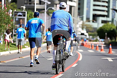 People doing outdoor physical activity Editorial Stock Photo