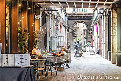 People drinking coffee Editorial Stock Photo