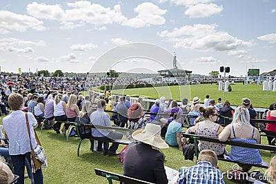 People enjoying the Great Yorkshire Show Editorial Stock Photo
