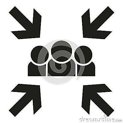 People evacuation icon simple vector. Fire label Vector Illustration