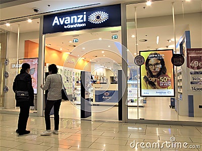 Avanzi by GrandVision fashion store in Rome Editorial Stock Photo