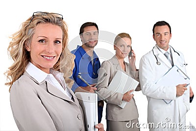 People with fulfilling careers Stock Photo