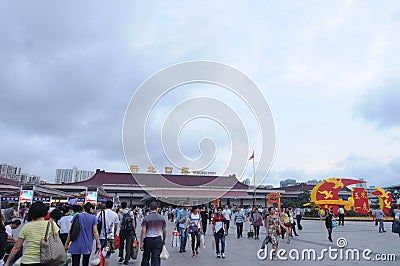 Gongbei Port Editorial Stock Photo