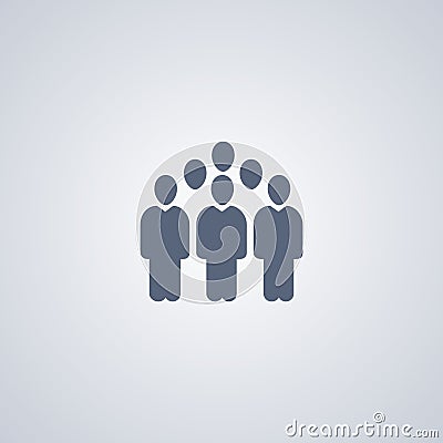 People Groups , vector best flat icon Vector Illustration