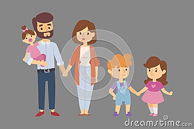 People happy couple cartoon relationship characters lifestyle vector illustration relaxed friends. Vector Illustration