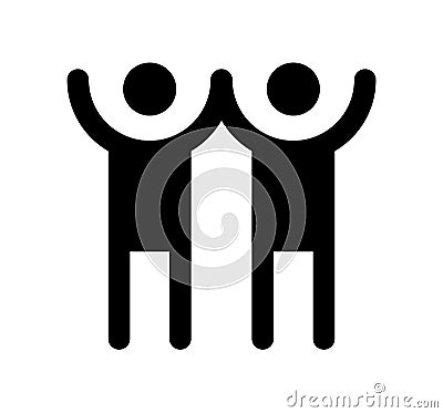 People Holding Hands Illustration Vector Illustration