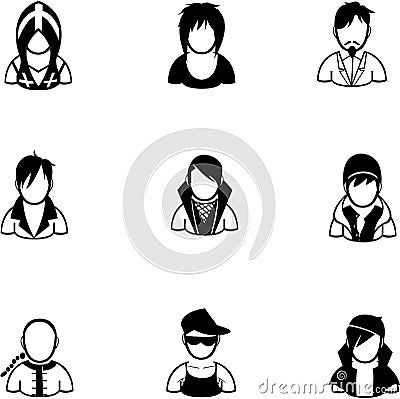 people icon Stock Photo