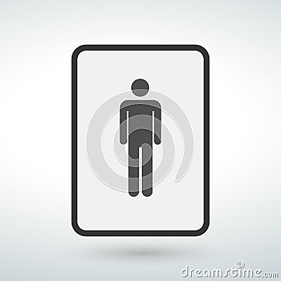 people icon on a white background Stock Photo